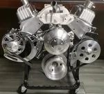 Small Block Chevy Serpentine Kit Power Steering Sbc 283 327 350 With Rib Belts. Fixed Price $349.99.