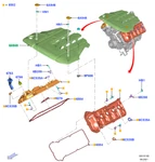 Genuine Cover Engine Ford Mustang 5.0 2018-23 Original. Fixed Price $218.99.