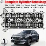 J24B New Complete Cylinder Head Assy 11100-78KA0 For Suzuki Grand Vitara 2.4L. Fixed Price $558.00.