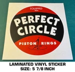 Perfect Circle Piston Rings Vinyl Decal Sticker - Vintage Nascar Road Racing. Fixed Price $10.12.