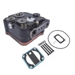For Detroit Ddc S60 Air Brake Compressor Cylinder Head W/ Plate Kit 23532823. Fixed Price $176.00.