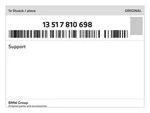 Genuine Bmw Support 13-51-7-810-698 New. Fixed Price $33.60.