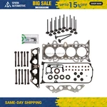Head Gasket Set Intake Exhaust Valves Fit 01-05 Honda Civic 1.7L D17A2 D17A6. Fixed Price $169.99.