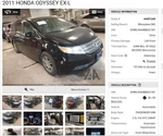 Used Engine Complete Assembly Fits: 2011 Honda Odyssey 3.5L Vin 6TH Digit Grad. Fixed Price $1439.90.