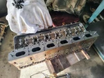671 / 12V71 Detroit Diesel Cylinder Head Rebuilt But Rusty From Storage. Fixed Price $600.00.