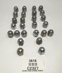 Jaguar Original Chrome Acorn Domed Cam Cover And Breather Nuts Used C2327. Fixed Price $53.89.