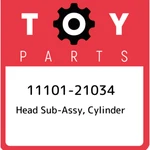 11101-21034 Toyota Head Sub-assy, Cylinder 1110121034, New Genuine Oem Part. Fixed Price $1234.65.