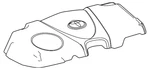 Genuine Toyota Engine Cover 12601-F0050. Fixed Price $136.69.