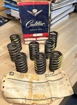 Set Lot 8 Oem 1953 54 Gm Chevrolet Cadillac Exhaust Valve Springs Part# 1459741. Fixed Price $45.00.