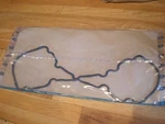 Nos 1988 Ford Tempo 2.3L 4 Cyl Oil Pan Gasket E63Z-6710-A. Fixed Price $11.24.