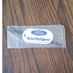 Ford The Fleet Difference AM-985 All-sport Bag Tag Keychain By Action Line. Fixed Price $25.00.