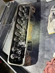 Chevrolet Vortec 350 5.7 Cylinder Heads Off 1998 Chevy 2500 Hd. Fixed Price $500.00.