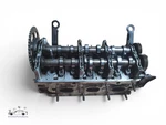 2014 Audi Q7 3.0 Tdi 4L Crca Right Cylinder Head With Camshafts 059354DS. Fixed Price $184.13.
