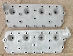 1933 1934 Ford V8 Engine Aluminum Cylinder Heads Original Pair Flathead V-8. Fixed Price $395.00.