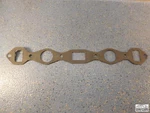 Austin Healey 100-4 A90 Manifold Gasket Stock 1952-1957. Fixed Price $9.00.
