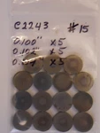 Jaguar Valve Adjusting Shims Part Number C2243 For XJ6, XJ12 4.2, 5.3 Engine. Fixed Price $67.50.
