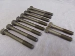 Ford Kent Crossflow O.e. H/t Self-colour Black Cylinder Head Bolt Set (10). Fixed Price $100.04.