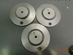 3 Used 6.25" Flat Aluminum Center Caps Mopar Chevy Gm Dodge Truck Van Ford Ss. Fixed Price $24.99.