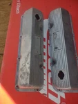 Ford 7214 Aluminum Valve Covers Pair Weiand. Fixed Price $179.00.