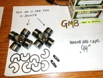 (two) Gmb 220-0500 U-joints = $27.98 $13.99 Each Fits: Triumph, Nash, Fiat+. Fixed Price $27.98.