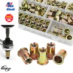 175PCS Zinc Carbon Steel Rivet Nut Kit M3-M10, Flat Heads. Fixed Price $19.99.