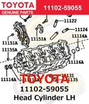Toyota Genuine 2004-2009 Lexus GX470/LX470 Head Cylinder Lh 11102-59055. Fixed Price $1929.49.