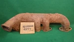Ford Y-block Rh Exhaust Manifold EDB-9430-A 1957 312. Fixed Price $175.00.