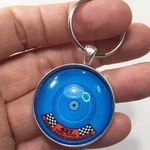 Vintage Ford 427 High Performance Air Cleaner Decal 1.2" Diameter Keychain. Fixed Price $12.95.