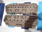 L59 C1 Corvette 283 Matching Cylinder Heads--gm #3767465-DATED F169 & F179-CORES. Fixed Price $1199.95.