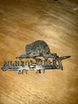 Old Vintage Antique Monroe-zeder Miami Car Dealership Emblem Usa. Fixed Price $74.20.