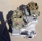 1968-69 Chevy Chevrolet Camaro Crossram Z-28 4295 Pair Holley Carbs Carburetors. Fixed Price $4995.00.