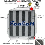 3-ROW Radiator Fits Yanmar TNE68-HG,3TNE68-ADCL,3TNE68-SL,3TNE74-EDO,3TNE74-PE. Fixed Price $95.99.