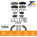 Front Rear Ceramic Brake Pads And Parking Shoes Kit For Acura Tl Cl Rl. Fixed Price $81.53.