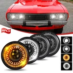 Dot 4X 5.75" 5-3/4 Round Led Headlights Halo Drl For Datsun 620 Pickup 1972-1974. Fixed Price $163.69.