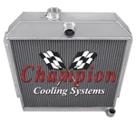 1949 -52 Plymouth, Dodge, Chrysler & Desoto 3 Row Dr Radiator, Straight 6. Fixed Price $301.97.