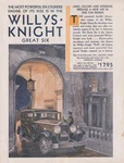Most Powerful Six-cylinder Engine: Willys-knight Great Sedan Ad 1930. Fixed Price $9.99.