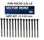 Reinz Engine Cylinder Head Bolt 14PC Set Kit For Volvo 3.2L L6 11X201, 30637891. Fixed Price $113.31.