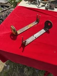 Two 1920 1930 1940 Vintage Fire Extinguisher Mount Hot Rat Rod Trog. Fixed Price $119.99.