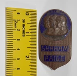 Rare 1929 Graham Paige Six Cylinder Car Radiator Automotive Emblem Logo Badge. Fixed Price $209.00.