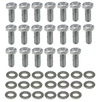 Cadillac Valve Cover Bolts Set, 1968-1980, Steel Chrome, Hex 368 425 472 500 Cid. Fixed Price $19.99.