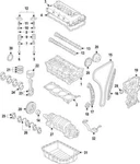 Genuine Kia Cylinder Head 22100-03HA0. Fixed Price $1337.39.