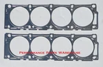 (2) Ford Steel Shim Head Gaskets 4.400 X .020" 390, 427, 428 Fe - Compression. Fixed Price $69.95.
