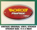 Monroe Reflex Truck Shocks - Vintage Original Vinyl Decal Sticker Nascar. Fixed Price $5.06.