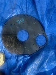 Triumph TR6 TR250 GT6 Original Rear Engine Plate. Fixed Price $24.99.