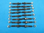 64-67, Shelby Mustang Fairlane 289 Hipo Screw In Rocker Arm Studs And Nuts. Fixed Price $52.99.