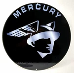 Mercury Head Black Logo Wall Art - Ford Licensed (magnet). Fixed Price $19.95.