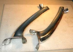 1961-62 Cadillac Deville Fleetwood Both Front Inside A-pillar Stainless Moldings. Fixed Price $145.00.