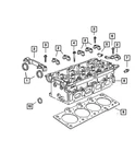 Genuine Mopar Cylinder Head R8249421AA. Fixed Price $1334.05.