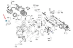 Mb W176 Intake Manifold Bracket Elastomer Bearing A2700940085. Fixed Price $24.72.