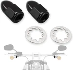 5/16 -24 Acorn Nut Kit And Lock Washers Universal Fits For Harley Rearview Mirro. Fixed Price $15.85.